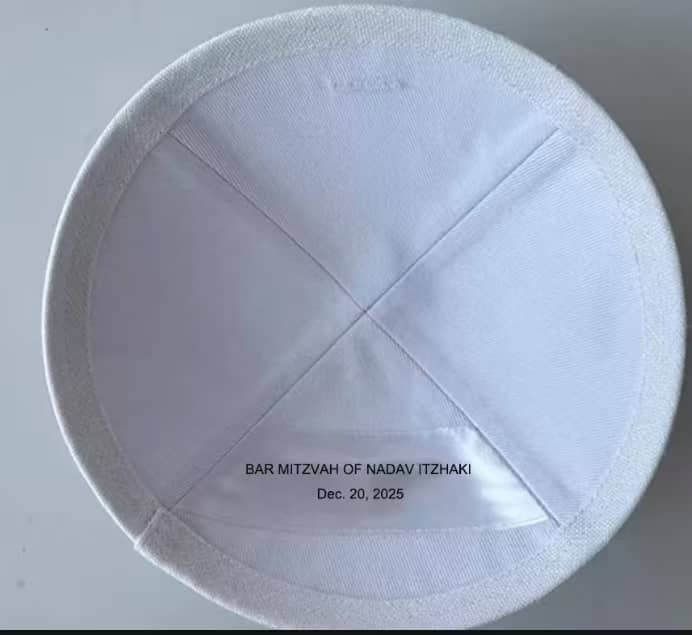 Custom olive green kippah jewish kippah wedding ,bar mitzvah 100pcs