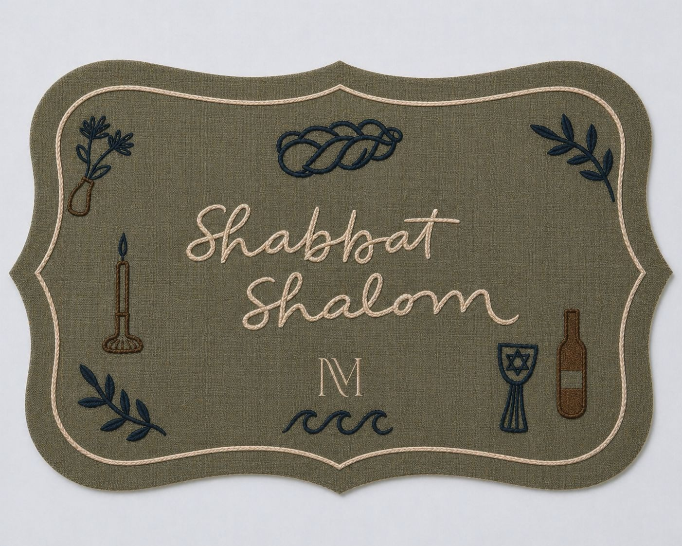 Custom shabbat cover 100pcs ,50*40cm for wedding +75pcs bag