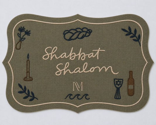 Custom shabbat cover 100pcs ,50*40cm for wedding +75pcs bag