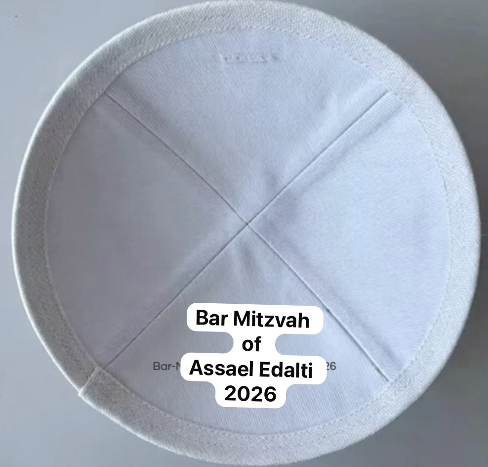 Custom Navy blue suede kippah for Bar-Mitzvah ,100pcs/lot