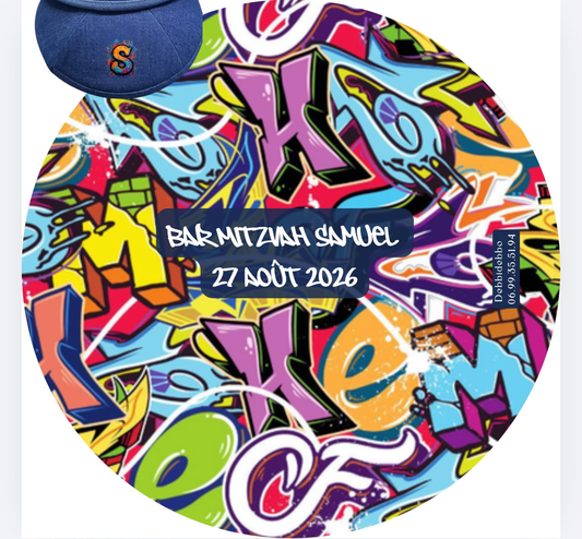 Custom denim kippah +pattern print inside ,100pcs/lot ,shipping by express