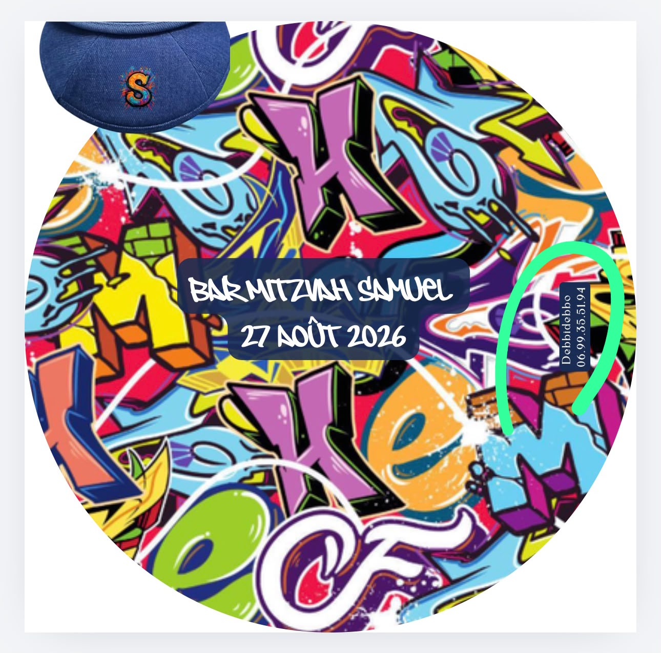 Custom denim kippah +pattern print inside ,100pcs/lot ,shipping by express