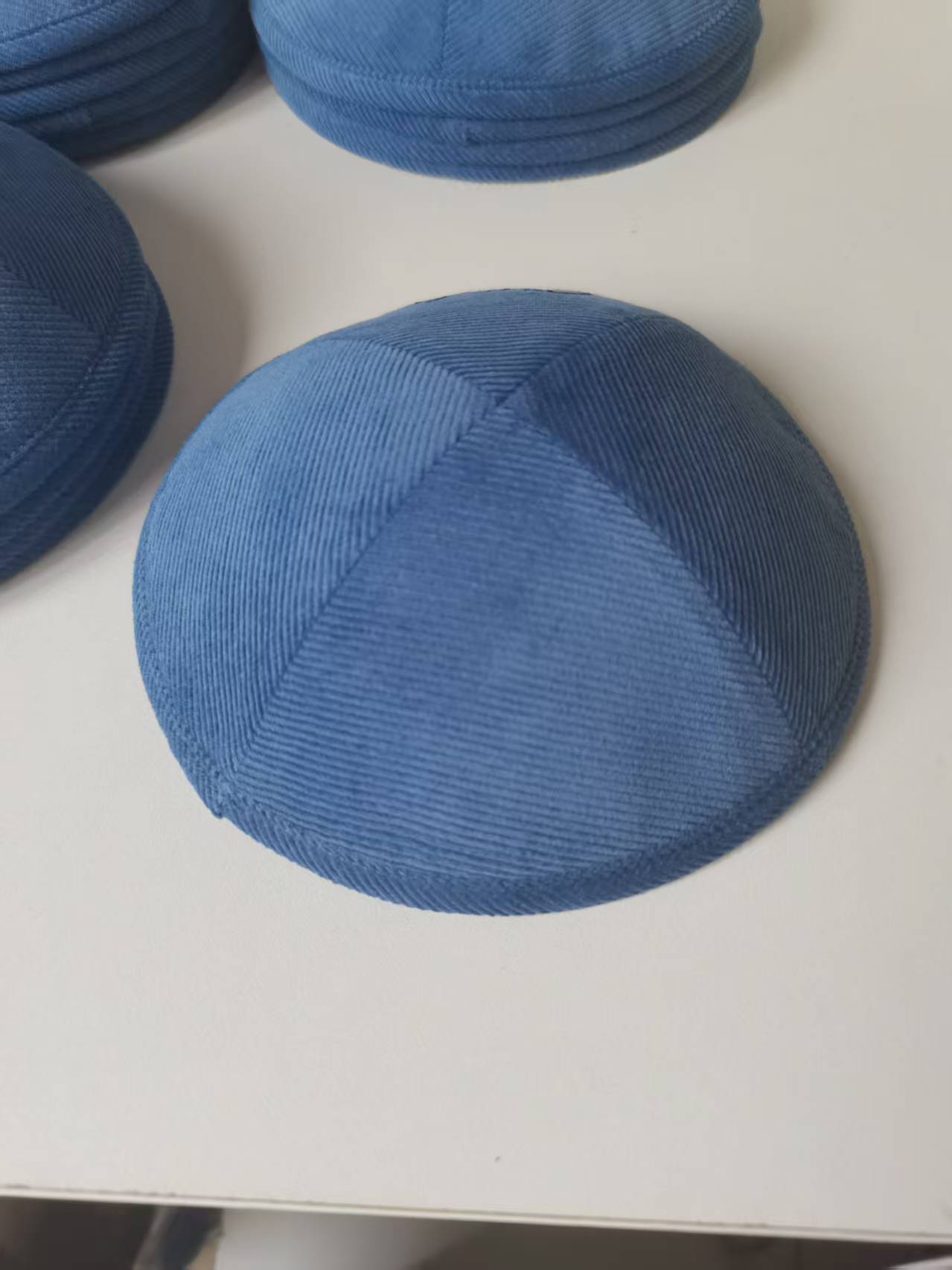 Custom corduroy KIPPAH,LIBERTY KIPPOT,RED KIPOT,KIPA,YARMULKE, Bar mitzvah