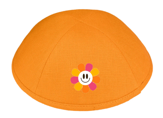 custom knit kippahs ,orange and rose pink kippah,jewish kippah for wedding ,bar mitzvah,100pcs