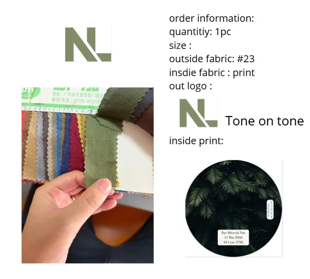 Custom army green linen kippah ,jewish weddding kippot ,high quality yarmukes,100pcs/lot