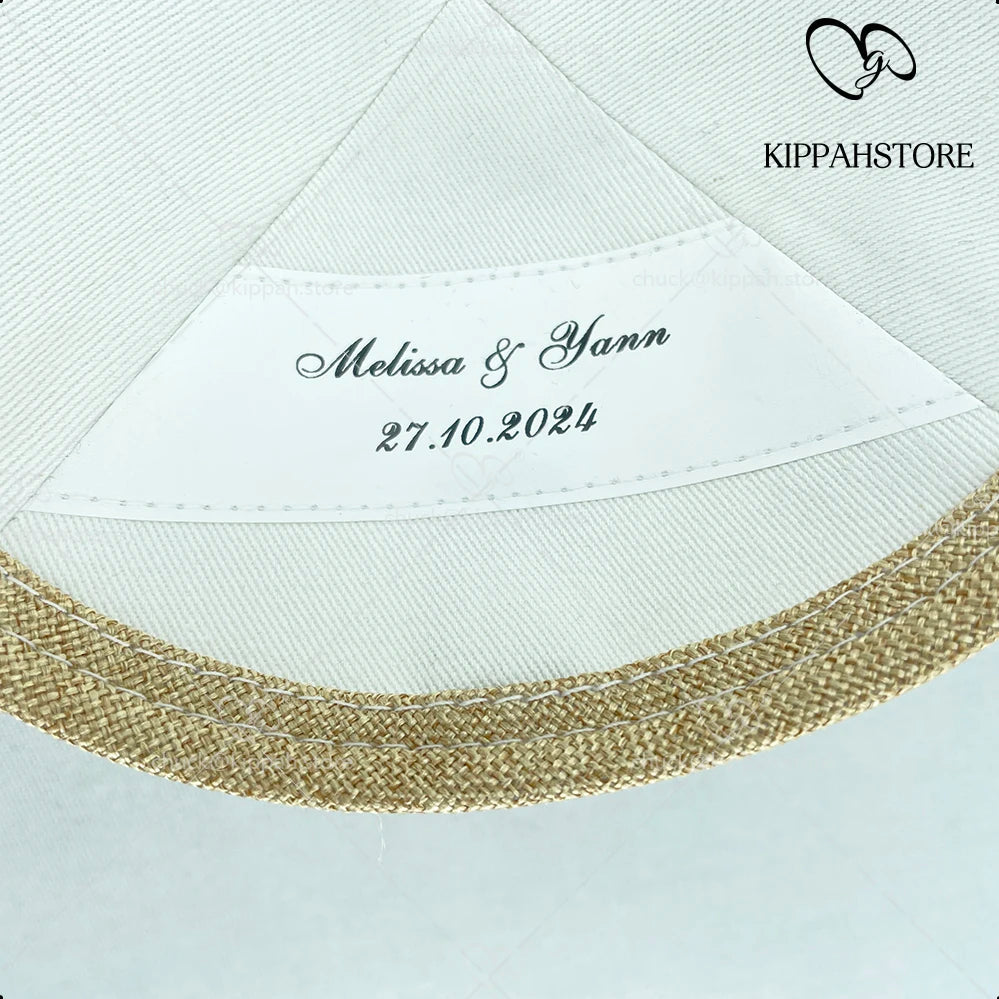 White shiny KIPPAH,KIPPOT,KIPOT,KIPA,WEDDING KIPPA,PRAYER CAPS