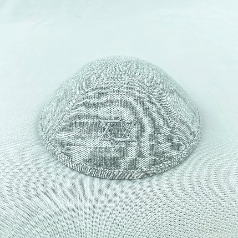 WHOLESALE CUSTOM LINEN KIPPOT, JEWISH YARMULKE, KIPPAH,KIPPOT,SKULL CAPS