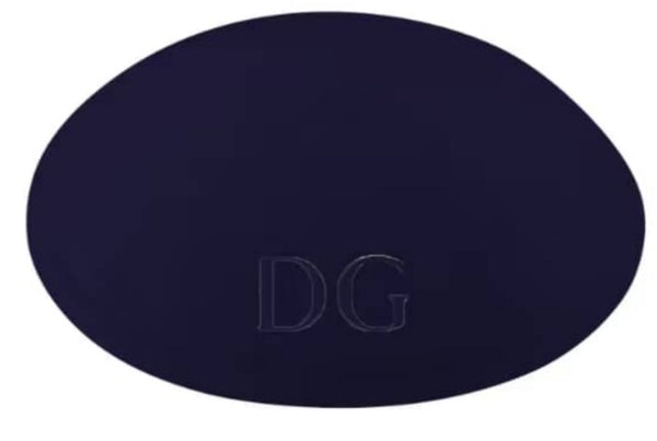 Kippas personnalisées en sergé de coton bleu marine — 100 pièces