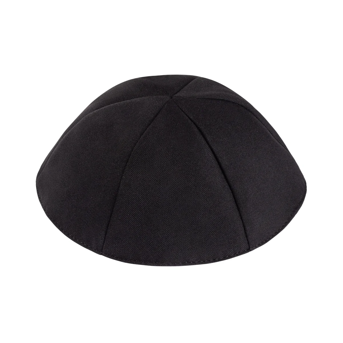 Custom Kippot Black 6 Part YARMULKE,4 Part Bar Mitzvah Kippot Wedding Kippahs, Jewish CapsYarmulkes 100pcs