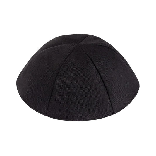 Custom Kippot Black 6 Part YARMULKE,4 Part Bar Mitzvah Kippot Wedding Kippahs, Jewish CapsYarmulkes 100pcs